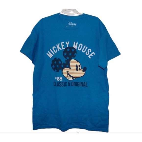 Disney Other - Disney Parks Disney Mickey Mouse Classic & Original T-Shirt Blue, Medium